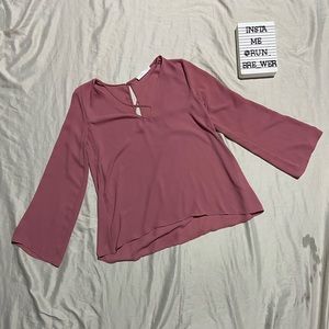 Lush bell sleeve blouse